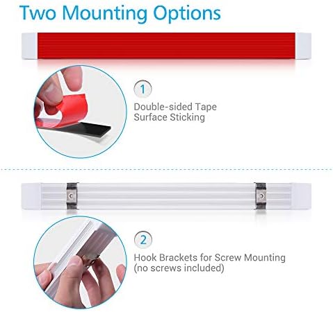 MICTUNING Car Camper Bar,Van Interior Lights Kits 12-80V 3.5W 72 LED Interior Led Light,Kitchen Bathroom Bedroom LEDs Lamp Caravan Light with On/Off Switch (2 Pcs)