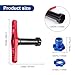 Hobbypark Aluminum 17mm Hex Hubs and Nuts (Splined) & Wheel Wrench for E-Revo/Revo 3.3 / E-Maxx/Summit/T-Maxx/Slayer Pro 4X4 RC Cars Trucks (Navy Blue Hubs)