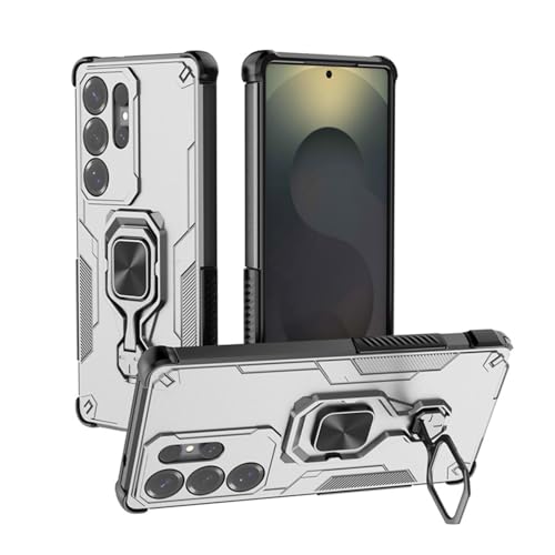 Coque fine pour Samsung S26 Ultra avec anneau pivotant et dos antichoc