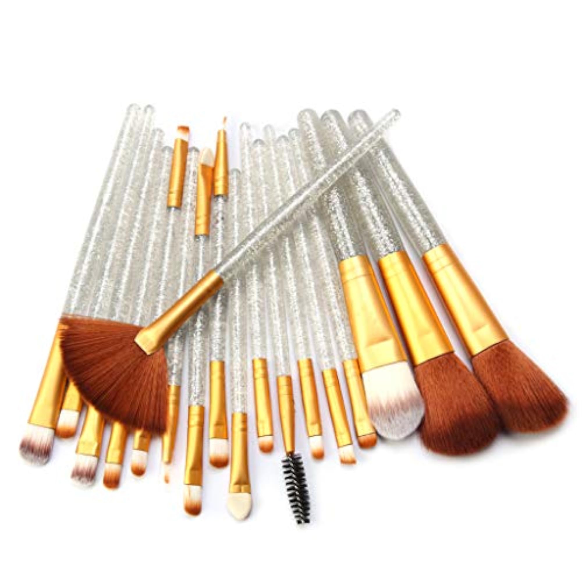 18 Pieces Cosmetic Brushes Set for Foundation and Powder
