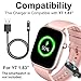 smaate smart watch Charger Cables Compatible with Y7 paybay 1.83” Smart Watch, 2-Pack