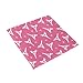 Mnsruu Rosa Eiffelturm Romantische Stuhl-Sitzkissen Memory Foam Pads für Zuhause Küche Esszimmer Büro Stühle Auto Sitze, 40 x 40 x 3 cm