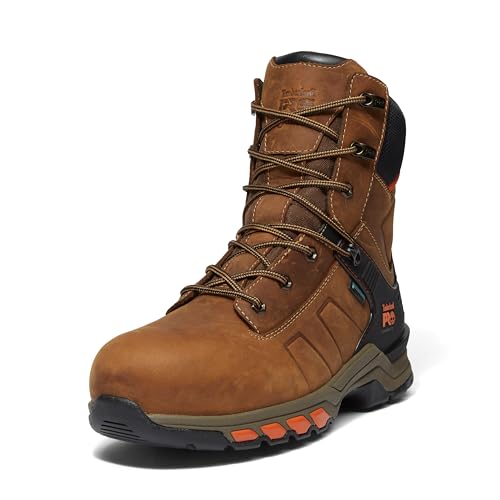 Timberland PRO Men's Hypercharge 8 Inch Composite Safety Toe Waterproof Industrial Work Boot