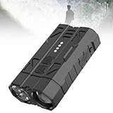 【Pocket-Sized Powerhouse with 8 Modes】: Weighing less than a smartphone and compact enough to fit in your coin pocket, this EDC gear packs 4 high-performance LED cores. Navigate through 8 versatile modes—including Turbo, Strobe, and Low-light—via dual intuitive switches. It’s the ultimate balance of portability and blinding brightness for everyday carry and tactical use