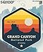 Squiddy Grand Canyon National Park Arizona - Vinyl Sticker Decal for Phone, Laptop, Water Bottle (3" Tall)