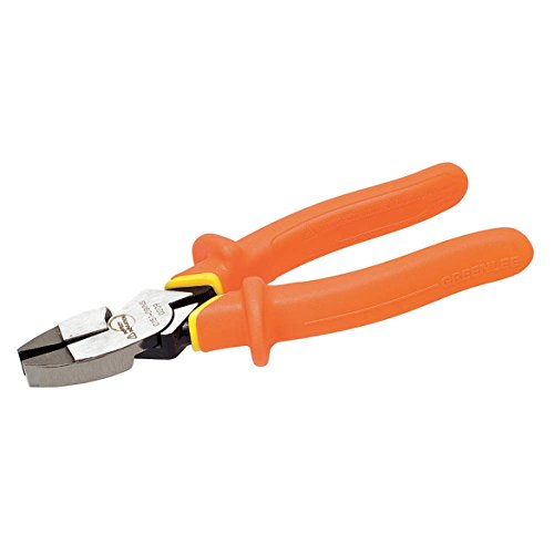 Greenlee 0151-09-Ins 9-Inch Insulated Side-Cutting Pliers , Orange #TOP8