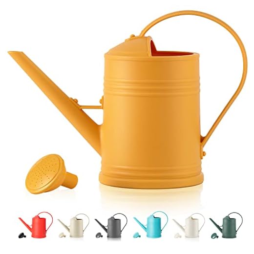 Regador para plantas de interior, regador de flores com cabeça de aspersor destacável, regador interno para plantas domésticas, flores 1,927 g 1/2 galão