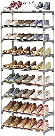 Sapateira Vertical Rack Inox Premium 30 Pares 10 Prateleiras