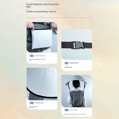 Capeline de Soleil Pliable et Facile à Transporter pour l'Été
