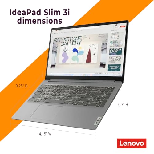 Image of Lenovo IdeaPad 15.6 inch FHD Laptop, Intel N100 Processor, 4GB RAM, 128GB SSD, 1-Year Microsoft 365 Personal with 1TB OneDrive, Wi-Fi 6, Windows 11 Home, Thin Laptop for Students, School & Everyday Use