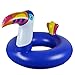 WISHTIME Toucan Bird Swim Pool Ring Lovely Toucan Bird Swimming Ring for Adult Summer Outdoor Inner Tube Beach Toy