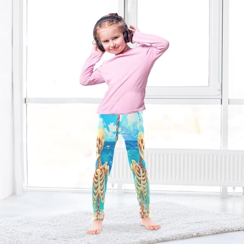 Bolaz Toddler Girls Leggings Printed Yoga Pants Leggings Human Skeleton for Kids4