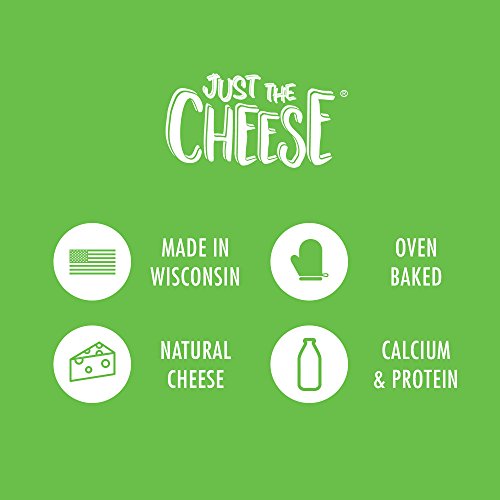 Just the Cheese Minis, Low Carb Snack - Baked Keto Snack, High Protein, Gluten Free, Low Carb Cheese Crisps - Jalapeno, 0.5 Ounces (Pack of 16) - Thumbnail 3