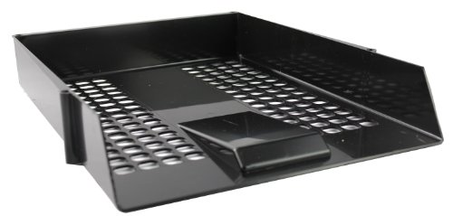 Q-Connect Plastic Letter Tray - Black