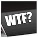 Kiwistar Adesivo – Scritta WTF? – Adesivo per auto Bomb Decals Tuning