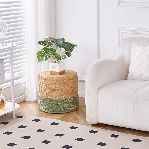 Wimarsbon18ottomanpoufnaturalbraidedpoofrustichandweaveloungepouffebohofootreststoolforbedroomaccenttableforlivingroomnaturalwaterhyacinthgreencornhusk  Urban Country Home Decor Wimarsbon 18 ottoman pouf natural braided poof rustic handweave lounge pouffe boho footrest stool for bedroom accent table for living room natural water hyacinth green corn husk  urban country home decor