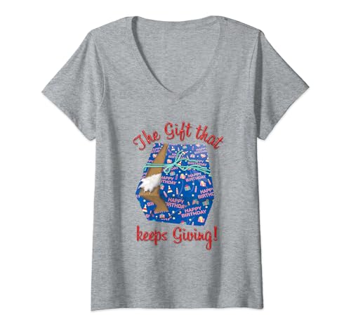 Womens National Lampoon's Christmas Vacation Keeps Giving V-Neck T-Shirt