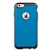 LUVVITT [Ultra Armor Shock Absorbing Case Best Heavy Duty Dual Layer Tough Cover for Phone 6 / Phone 6s - Black/Metallic Blue