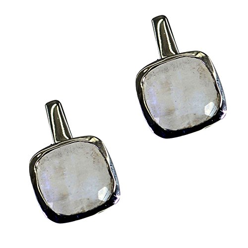 Boucles d'oreilles argent véritable cadeau idéal pierre de lune mariage