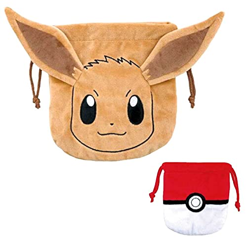 Amazon.co.jp: ユニック ポケットモンスター ぬいぐるみ巾着2Pセット