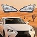 Headlights For Lexus Is250 Is350 2006-2010,Halogen Headlights Assembly,Led Daytime Running Light,Lens Projector Headlamps, Perfectly Replace Original Vehicle,(Left + Right) Driver+Passenger Side
