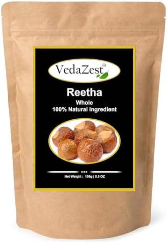Organic Reetha Raw Whole Reetha, Soap Nuts Berries, Areetha, Kunkudukaialu - 156g/5.5oz for Laundry, Hair, Body Wash & Soap Making, Hypoallergenic, Non-toxic, natural & Eco-Friendly image 5