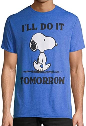 Peanuts Men's Short-Sleeve Snoopy 