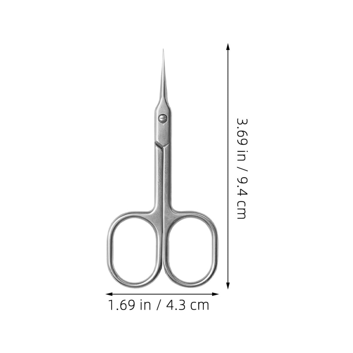 VALICLUD Stainless Steel Cuticle Nipper Dead Skin Remover Nail Manicure Tool Silver Precision Tip for Professional Hand and Foot Care