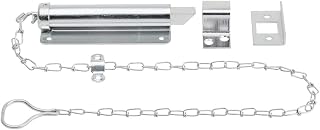 National Hardware Chain Bolt, 6 in, Steel, Zinc Plated