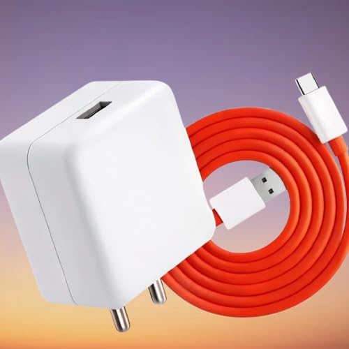 Image of 85W Ultra Fast Charger with USB-C Cable, White, Rapid Speed, 85 Watt Power Delivery, Durable Design
