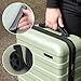 Cabin Max Anode 40x30x20 erweiterbar 40x30x25 cm Hardscalen Handgepäck Trolley-Koffer für Untersitz, 24 l, Wizz Air, Eurowings (Bodo Grun)
