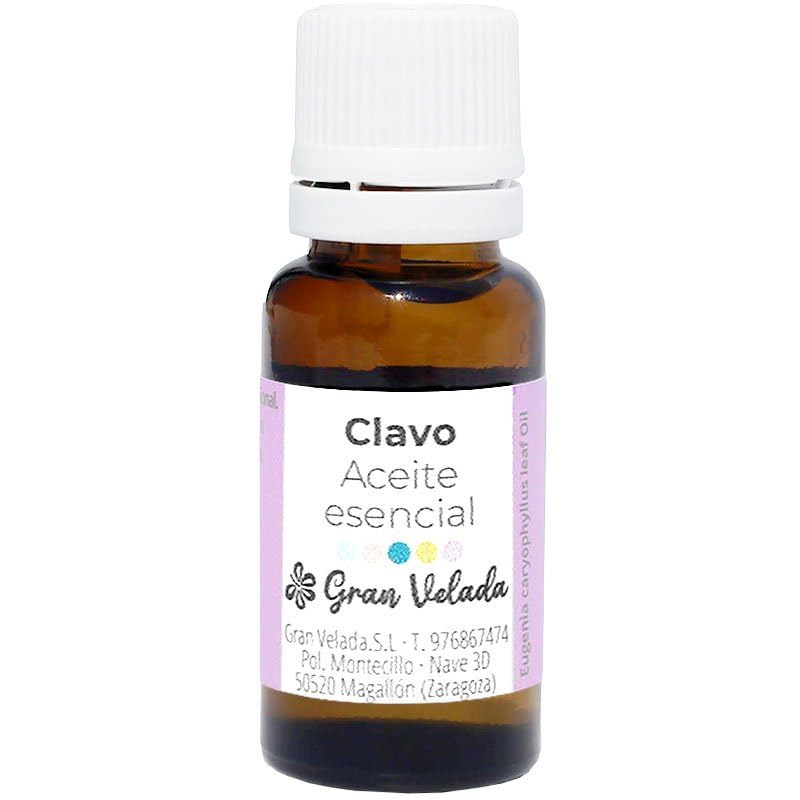 Aceite Esencial de Clavo Puro y Natural | Estimulante y Antiséptico | Repelente de Mosquitos | Ideal para Acné y Cabello|100 ml