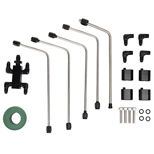 Coolant Crossover Steam Vent Kit High Performance Stainless Steel CNC Aluminum Universal Fit for LS1 LS2 LS3 LS6 LS7 Engines