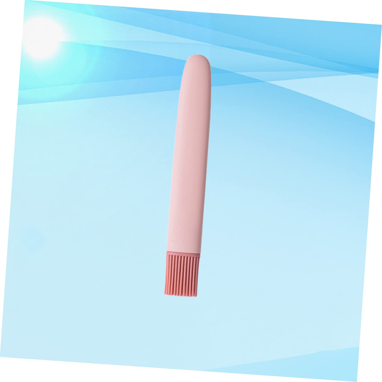 PRETYZOOM Silicone Basting Oil Brush for Kitchen Baking Ergonomic Design Food-grade Silicone Bristles Compact for Precision for Bbq and Pastry Use