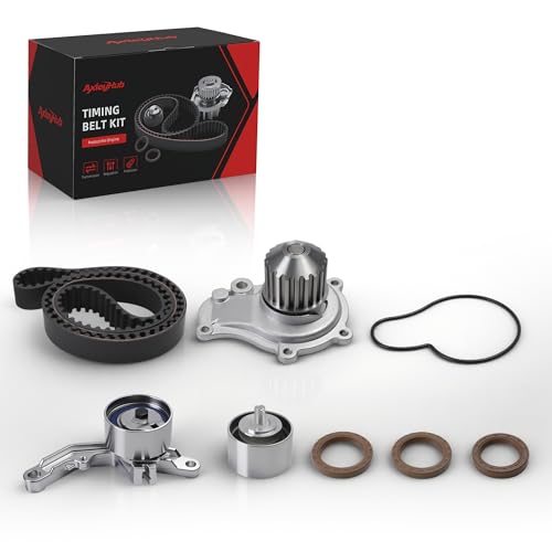 AxleyHub Engine Timing Belt Kit with Water Pump for Dodge Neon 2003-2005, for Chrysler PT Cruiser 2.4L 16V 2003-2009, Replace OE TCKWP265A, TBK265L, WP120-4220, TBK265AWP 4621844N, 4781569AB