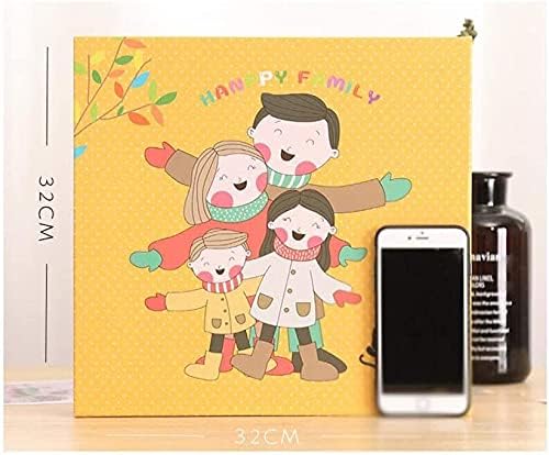 Photo Album Large Capacity Mixed 5 Inch / 7 Inch 800 Sheets Inserts Baby Growth Book, Couple Girlfriends Travel Album 32X30x5cm(Color:Happy Baby)