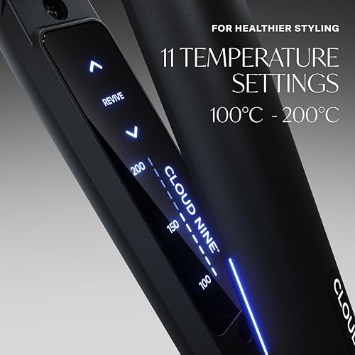 CLOUD NINE The Original Iron Blue Hair Straightener Giftset | Variable Temperature Control Quick Heat Touch Technology Ceramic Floating Plates Spring Flex Styling | Perfect Smooth Sleek Results - Image 6