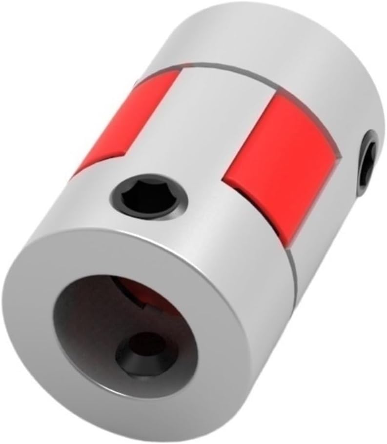 XB D14L22 Two Jaws Flexible Shaft Coupling - 3.17 to 8mm Aluminum Coupler for CNC Machines and Motors(3.17mmx7mm)