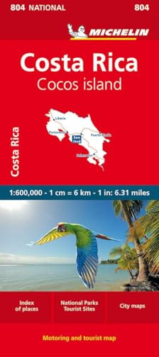 Mapa National Costa Rica (11804): Straßen- und Tourismuskarte 1:600.000 ⭐