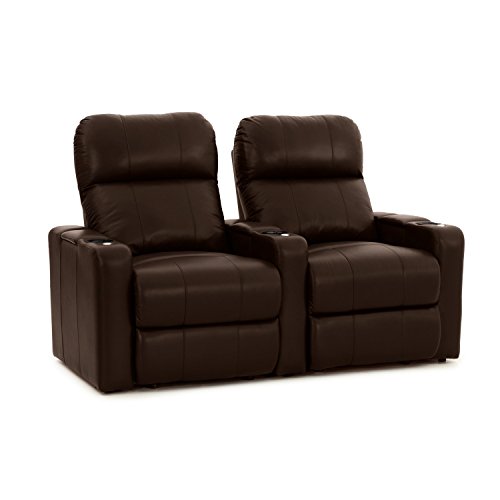 Octane Turbo Xl700 Row Of 2 Seats, Straight Row In Brown Leather With Power Recline #TOP3