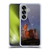 Head Case Designs Officially Licensed Royce Bair Balanced Rock Nightscapes Gel Case [Military Grade Protection] Compatible with Samsung Galaxy S25 and Compatible with MagSafe