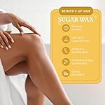 MOOM Organic Sugar Wax with Tea Tree Oil, 12 oz Jar, Hair Removal for Bikini, Brazilian, Face & Legs - Soft Wax for Sensitive Skin, Wax Beads Alternative For Women & Men (Strips & Sticks NOT Included) - Image 3