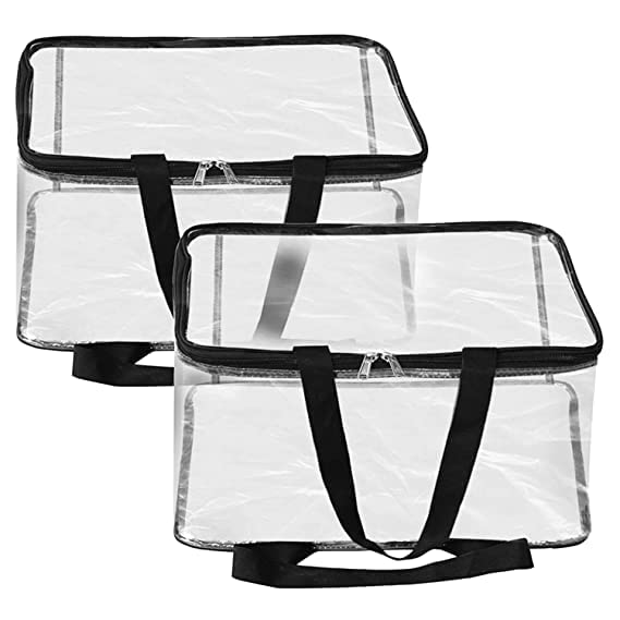 krupasadhya 2 PCS, 27 L Multipurpose Transparent Bag for Storage