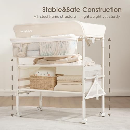 image for Maydolly Baby Changing Table, Portable Foldable Changing Table, Waterp