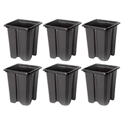 Kit 100 Vasinho Sementeira Pequeno Pote Quadrado 8 Para Muda