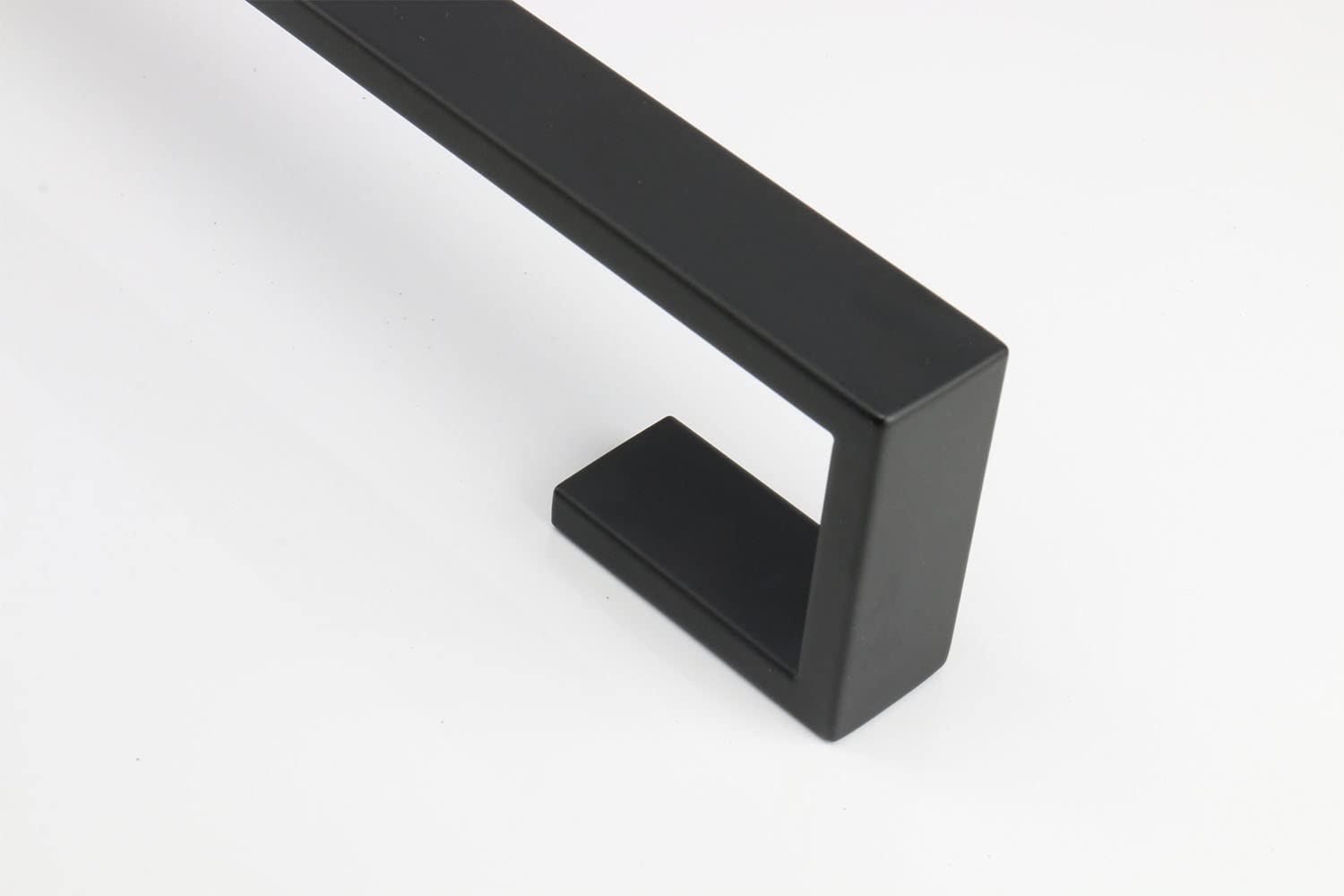 TocTen Bath Towel Rack - Square Base Thicken SUS304 Stainless Steel Towel Bar for Bathroom, Bathroom Bar Accessories Towel Rod Heavy Duty Wall Mounted Towel Holder (Matte Black, 30 Inch)