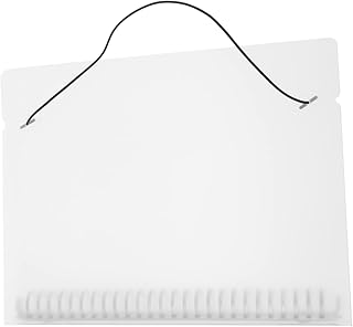 LALAFINA Capa De Folhas Soltas Protetores De Página Transparente Capa Transparente Bloco De Notas Capa De Fichário Com Fecho De Botão De Pressão Recarregável Transparente Bloco De Notas