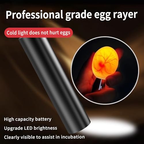 Schierlampe für Hühnereier,2 Stück Schierlampe Ei Candler Zucht Ei Fruchtbarkeitsprüfer,Zur Überwachung der Eierentwicklung,Schierlampe Bruteier Hühnereier,für Hühner Enten Vögel Eier