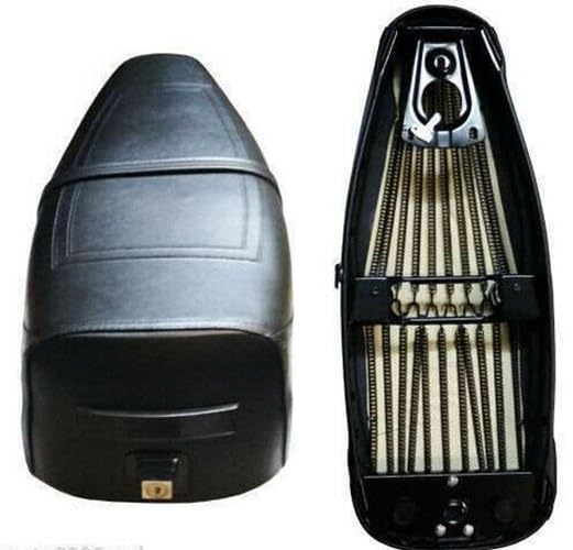 SELLA SELLONE COMPATIBILE CON VESPA PX 125 150 200 ARCOBALENO BASE IN FERRO CON MOLLE MADE IN ITALY TARGHETTA ADESIVA POSTERIORE
