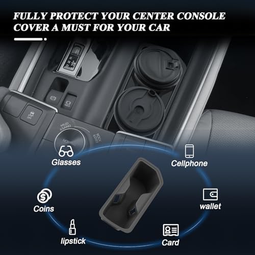 Portavasos central de silicona BIBIBO para Toyota Grand Highlander 2024-2026 miniatura 3